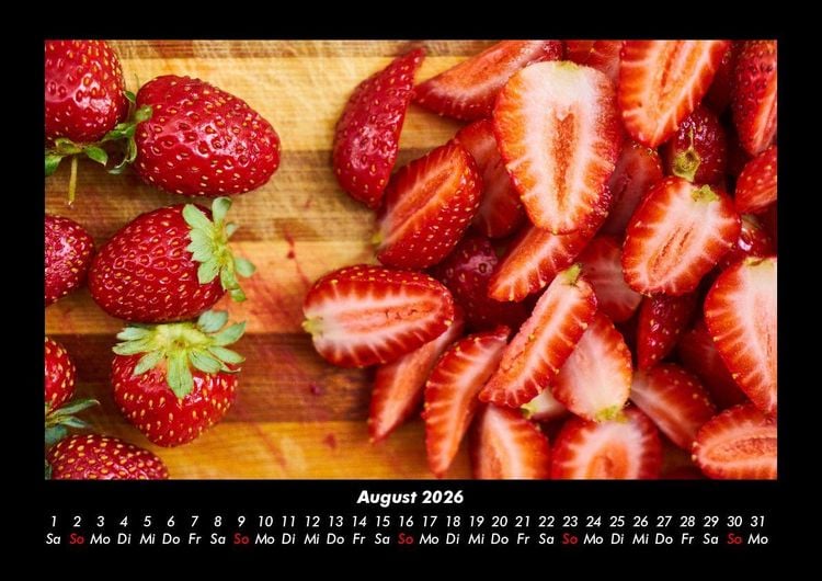 Produktbild: Obstkalender 2026 Fotokalender DIN A3