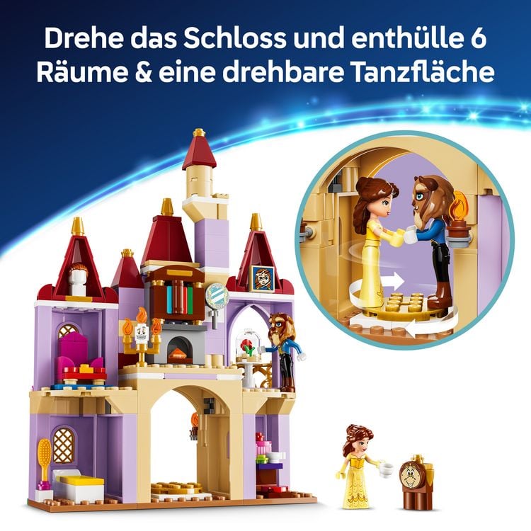 Produktbild: LEGO ǀ Disney Princess 43289 Das verzauberte Schloss von Belle und dem Biest, Bauset