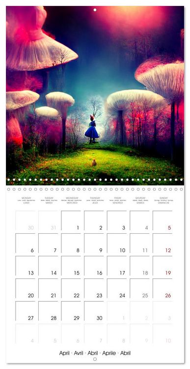 Produktbild: Alice's magic road (Wall Calendar 2026 12 &times; 12 Inch) CALVENDO 12 Month Wall Calendar