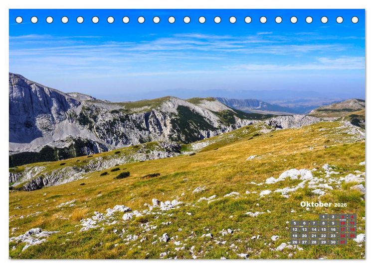 Produktbild: Sutjeska-Nationalpark (Tischkalender 2026 DIN A5 quer), CALVENDO Monatskalender