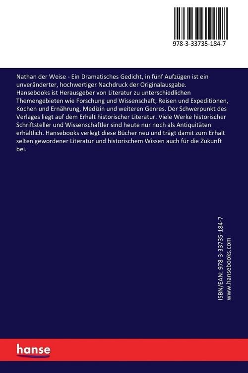 Produktbild: Nathan der Weise