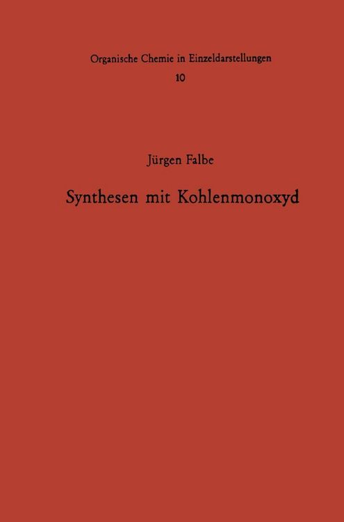 Produktbild: Synthesen mit Kohlenmonoxyd