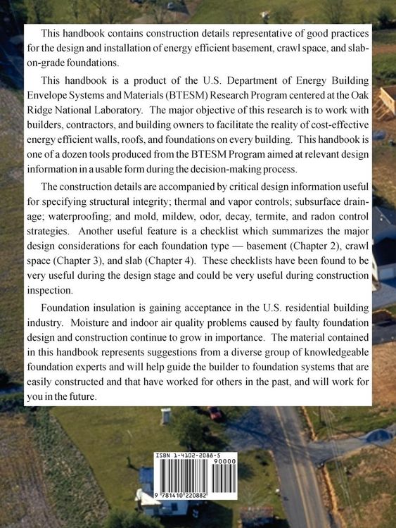 Produktbild: Builder's Foundation Handbook