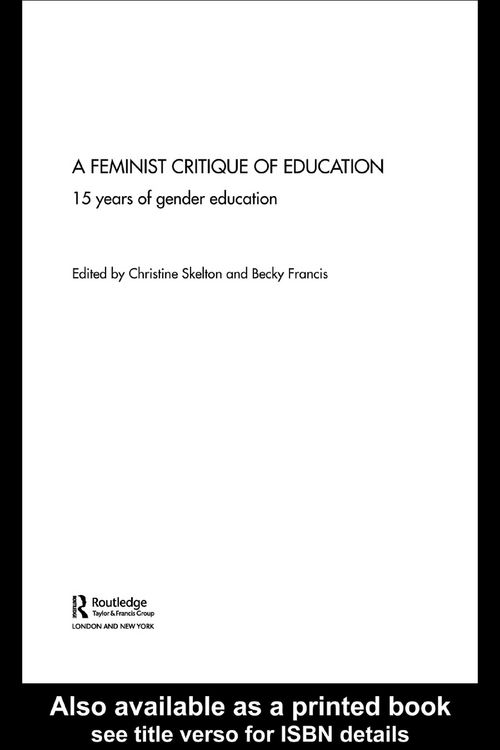Produktbild: Feminist Critique of Education