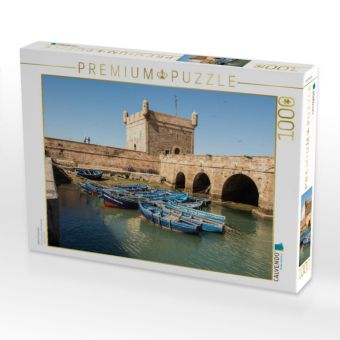 Produktbild: CALVENDO Puzzle Hafen Essaouira | 1000 Teile Lege-Gr&ouml;&szlig;e 64x48cm Foto-Puzzle f&uuml;r gl&uuml;ckliche Stunden