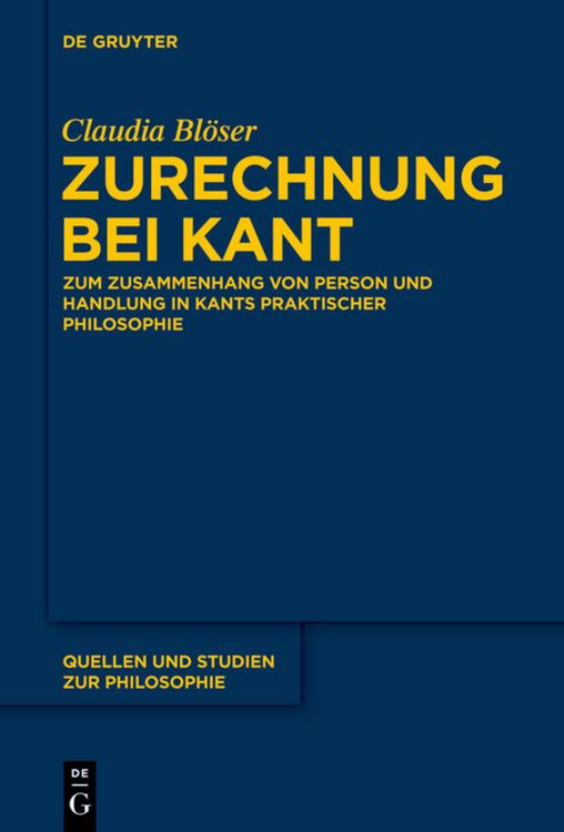 Produktbild: Zurechnung bei Kant