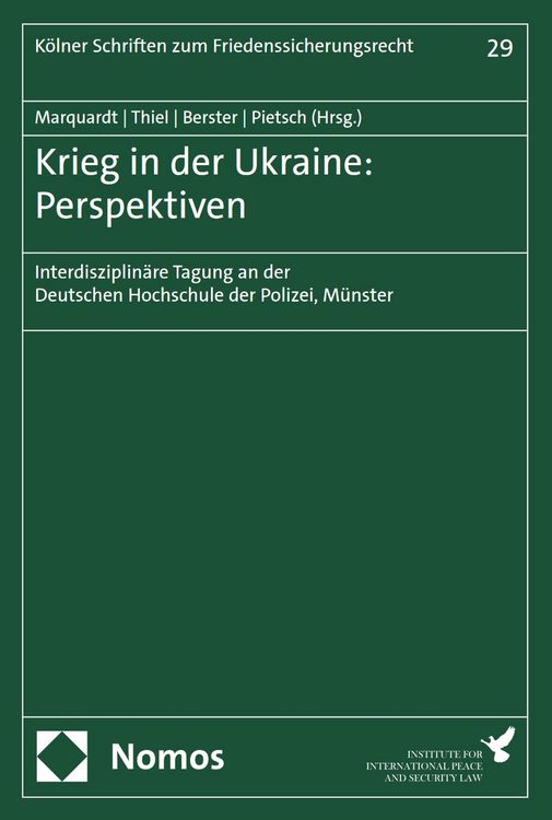 Produktbild: Krieg in der Ukraine: Perspektiven