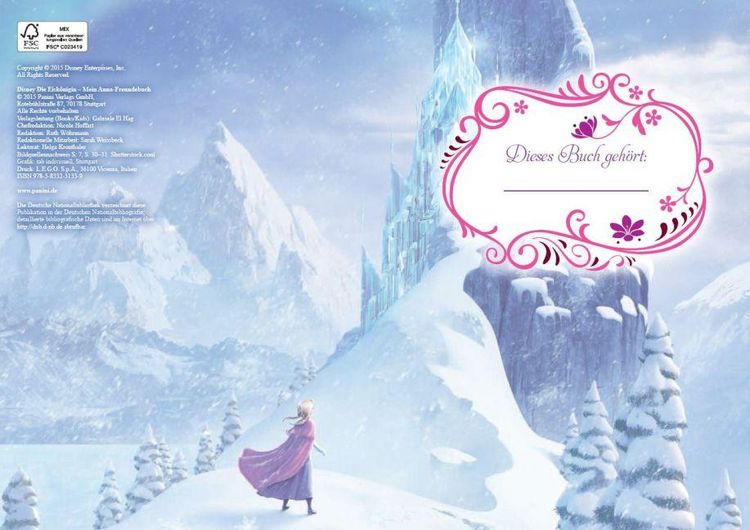 Produktbild: Disney Die Eisk&ouml;nigin: Mein Anna-Freundebuch