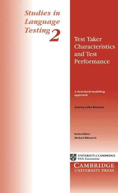 Produktbild: Test Taker Characteristics and Test Performance