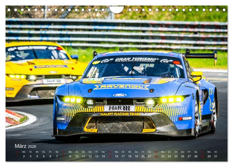 Produktbild: N&uuml;rburgring Langstreckenmeisterschaft (Wandkalender 2026 DIN A4 quer), CALVENDO Monatskalender