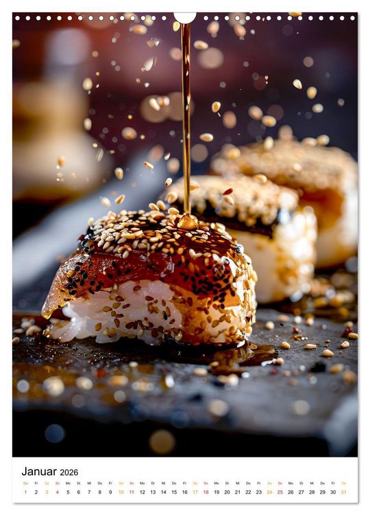 Produktbild: Sushi f&uuml;r Kenner (Wandkalender 2026 DIN A3 hoch), CALVENDO Monatskalender