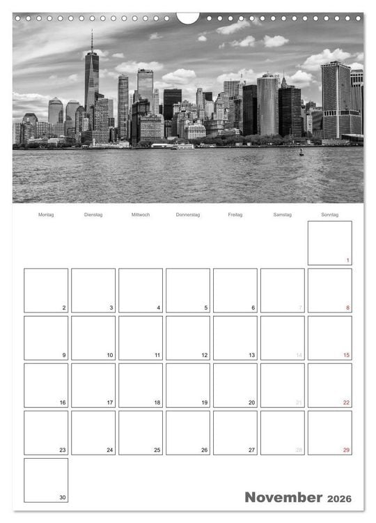 Produktbild: NEW YORK Skylines (Wandkalender 2026 DIN A3 hoch), CALVENDO Monatskalender
