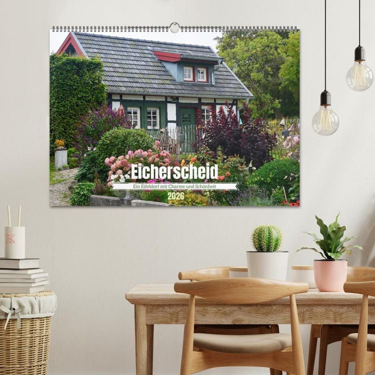 Produktbild: Eicherscheid - Ein Eifeldorf mit Charme und Sch&ouml;nheit (Wandkalender 2026 DIN A2 quer), CALVENDO Monatskalender