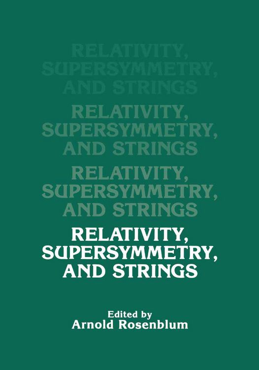 Produktbild: Relativity, Supersymmetry, and Strings