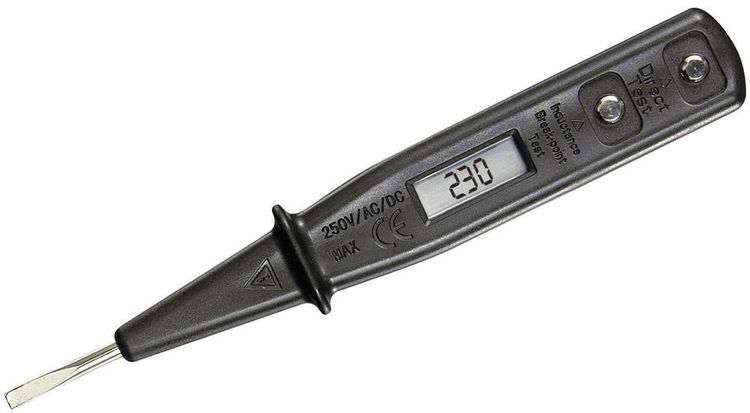 Produktbild: VOLTCRAFT MS-100 Ber&uuml;hrungsloser Spannungspr&uuml;fer CAT II 250V LCD