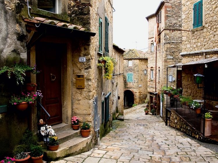 Produktbild: CALVENDO Puzzle Gasse in Casale Marittimo | 1000 Teile Lege-Gr&ouml;&szlig;e 64x48cm Foto-Puzzle f&uuml;r gl&uuml;ckliche Stunden