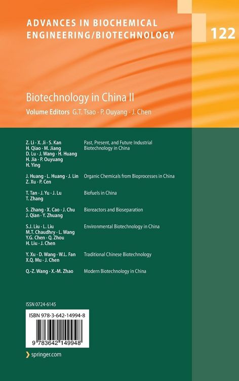 Produktbild: Biotechnology in China II
