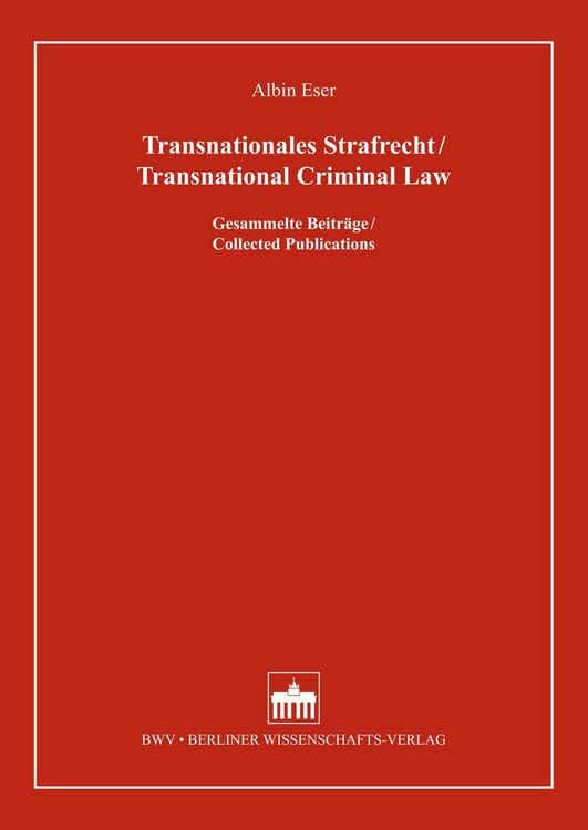 Produktbild: Transnationales Strafrecht/Transnational Criminal Law