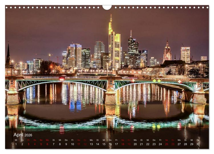 Produktbild: Deutschland Impressionen bei Nacht (Wandkalender 2026 DIN A3 quer), CALVENDO Monatskalender