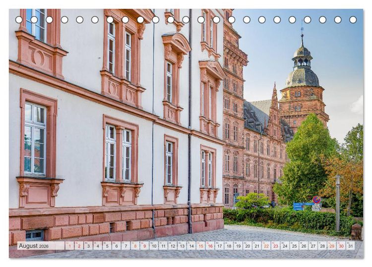 Produktbild: Aschaffenburg Impressionen (Tischkalender 2026 DIN A5 quer), CALVENDO Monatskalender