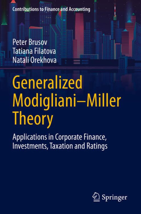 Produktbild: Generalized Modigliani&ndash;Miller Theory