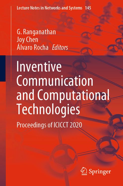 Produktbild: Inventive Communication and Computational Technologies