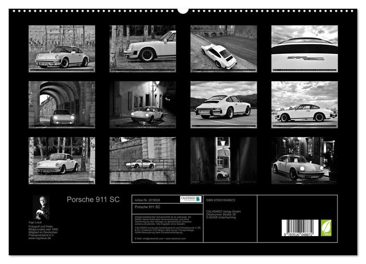 Produktbild: Porsche 911 SC (hochwertiger Premium Wandkalender 2026 DIN A2 quer), Kunstdruck in Hochglanz