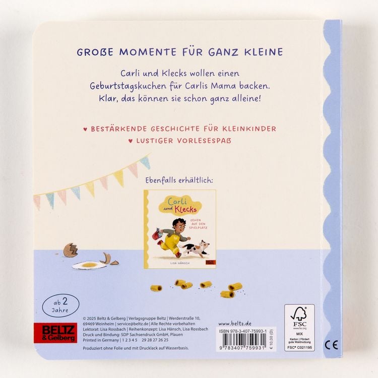 Produktbild: Carli und Klecks backen einen Kuchen