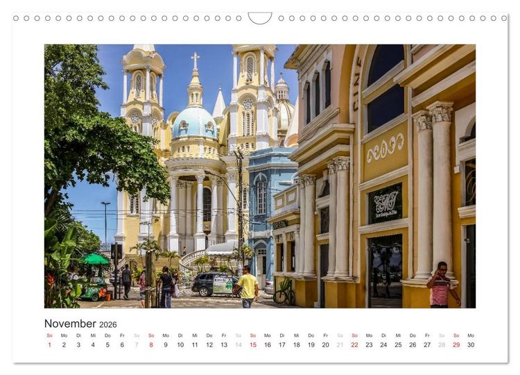 Produktbild: Brasilien 2026 Bahia - die Wiege Brasiliens (Wandkalender 2026 DIN A3 quer), CALVENDO Monatskalender