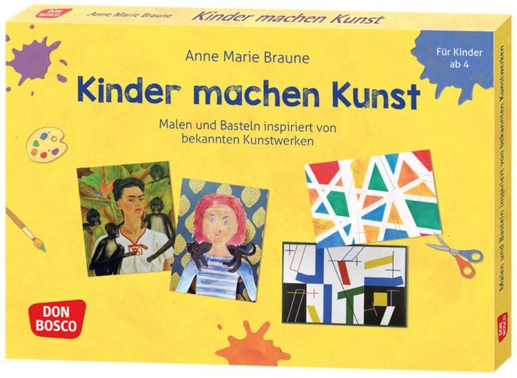 Produktbild: Kinder machen Kunst. Malen und Basteln inspiriert von bekannten Kunstwerken