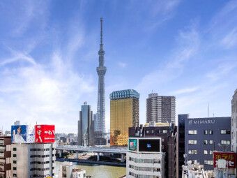 Produktbild: CALVENDO Puzzle Tokyo Skytree am Sumida River | 1000 Teile Lege-Gr&ouml;&szlig;e 64x48cm Foto-Puzzle f&uuml;r gl&uuml;ckliche Stunden
