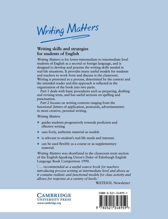 Produktbild: Writing Matters
