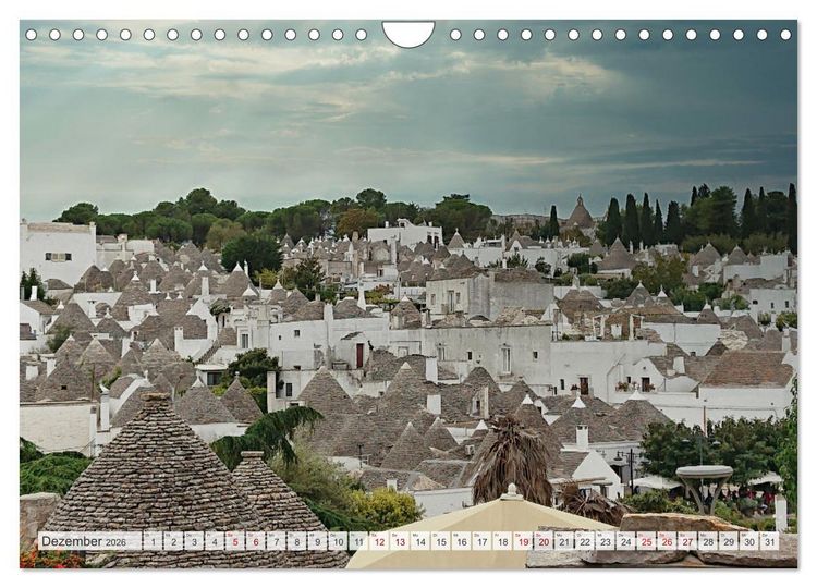 Produktbild: Faszinierendes Apulien (Wandkalender 2026 DIN A4 quer), CALVENDO Monatskalender