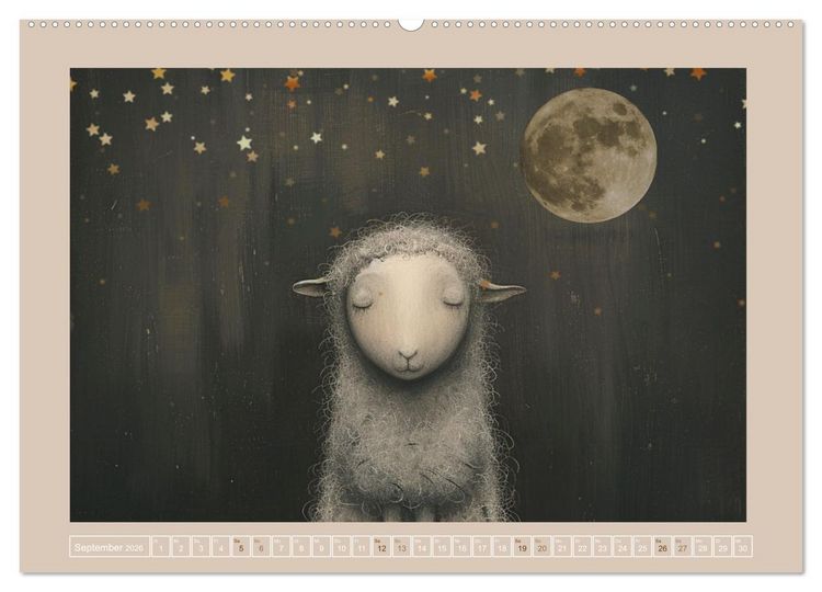 Produktbild: Sch&auml;fchenparade (Wandkalender 2026 DIN A2 quer), CALVENDO Monatskalender