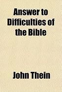 Produktbild: Answer to Difficulties of the Bible
