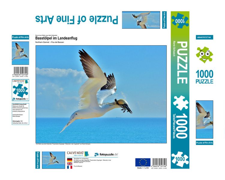 Produktbild: CALVENDO Puzzle Basst&ouml;lpel im Landeanflug 1000 Teile Lege-Gr&ouml;&szlig;e 640 x 480 cm Foto-Puzzle Bild von Ren&eacute; Schaack
