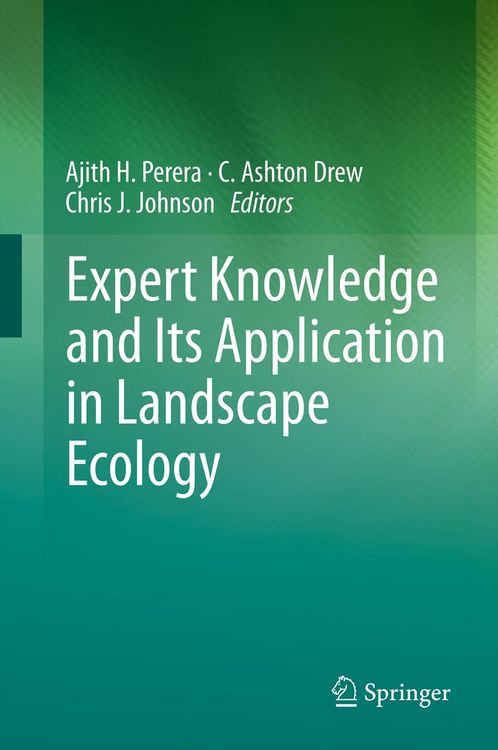 Produktbild: Expert Knowledge and Its Application in Landscape Ecology
