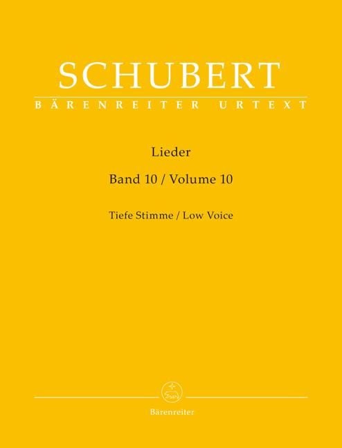Bild vom Artikel Lieder, Band 10 für tiefe Stimme vom Autor Franz Schubert