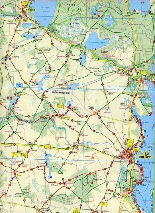 Produktbild: Radwanderkarte Eldeland - Lewitz 1 : 75 000