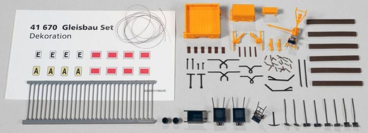 Produktbild: Auhagen 41670 H0 Gleisbau-Set Zubeh&ouml;r