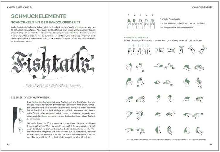 Praxisbuch Kalligraphie Alphabete