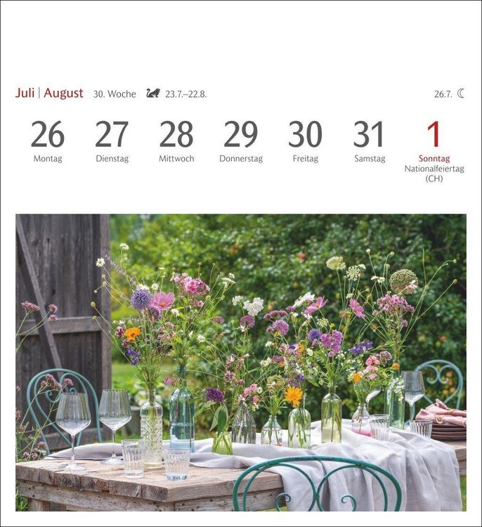 Produktbild: Blumenpracht Postkartenkalender 2027 - Wochenkalender mit 53 Postkarten