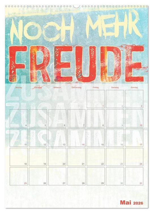 Produktbild: Liebe macht gl&uuml;cklich (hochwertiger Premium Wandkalender 2026 DIN A2 hoch), Kunstdruck in Hochglanz