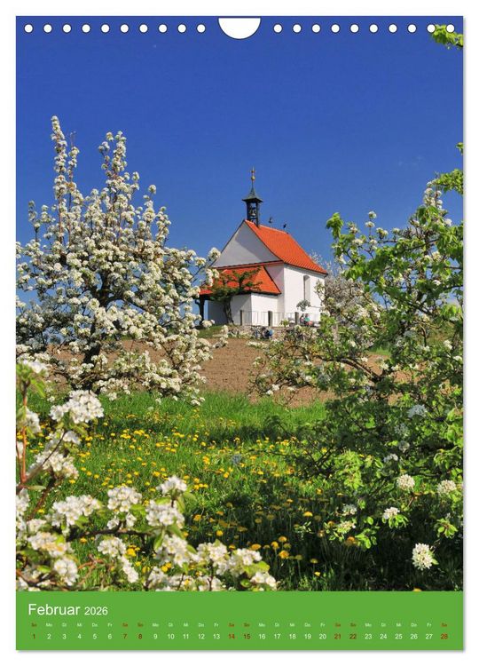 Produktbild: Malerische Kirchen und Kapellen (Wandkalender 2026 DIN A4 hoch), CALVENDO Monatskalender