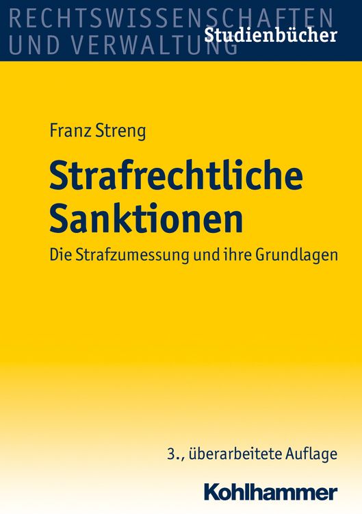 Produktbild: Strafrechtliche Sanktionen