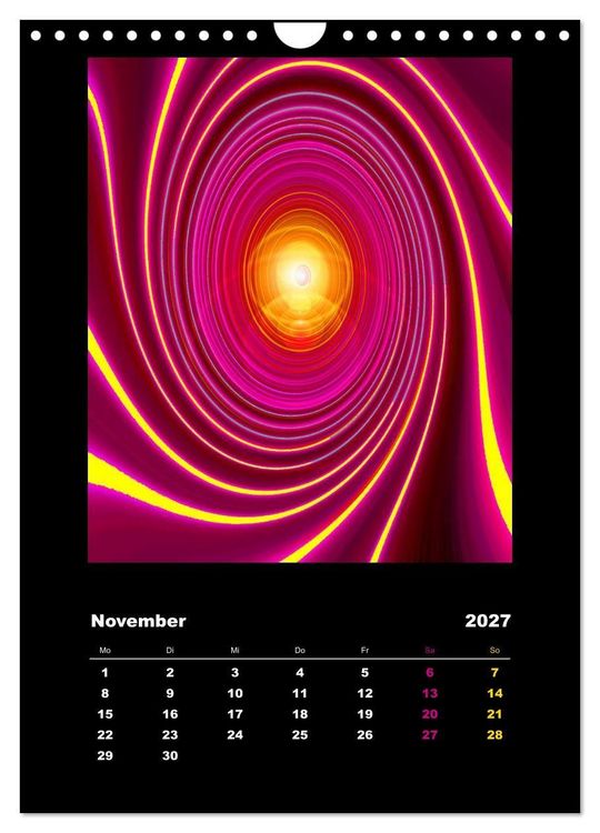 Produktbild: Energie-Spiralen 2027 (Wandkalender 2027 DIN A4 hoch), CALVENDO Monatskalender