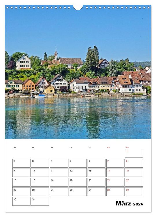 Produktbild: Bodenseeradweg - Auf dem Bodensee durch 3 L&auml;nder (Wandkalender 2026 DIN A3 hoch), CALVENDO Monatskalender
