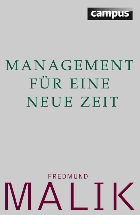 Produktbild: Management f&uuml;r eine neue Zeit