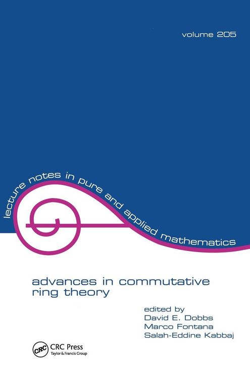 Produktbild: Advances in Commutative Ring Theory