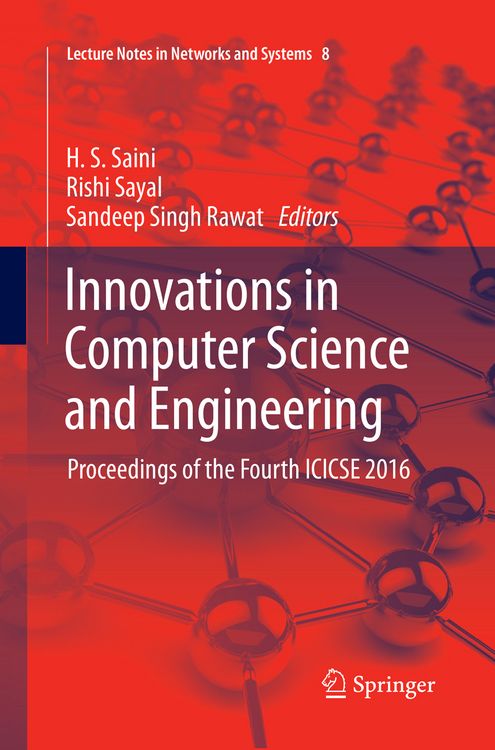 Produktbild: Innovations in Computer Science and Engineering